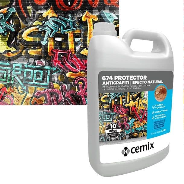 Antigraffiti-beschermer | natuurlijk effect